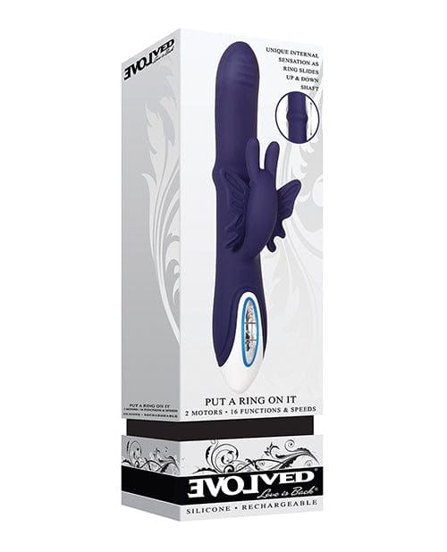 Evolved Novelties Evolved Put A Ring On It - Purple Vibrators