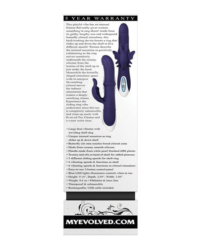 Evolved Novelties Evolved Put A Ring On It - Purple Vibrators