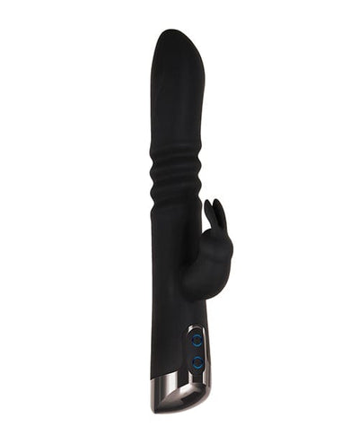 Evolved Novelties Evolved Rapid Rabbit Thrusting Dual Vibe - Black Vibrators