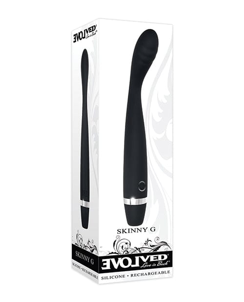 Evolved Novelties Evolved Skinny G Silicone G Spot Vibrator - Black Vibrators