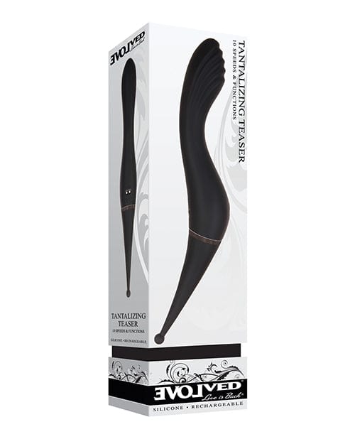 Evolved Novelties Evolved Tantalizing Teaser Dual End Vibrator - Black Vibrators