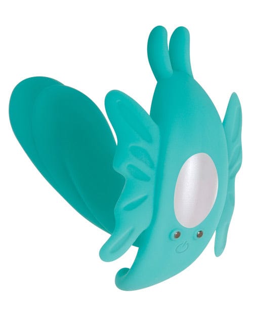 Evolved Novelties Evolved The Butterfly Effect Rechargeable Dual Stim - Teal Vibrators