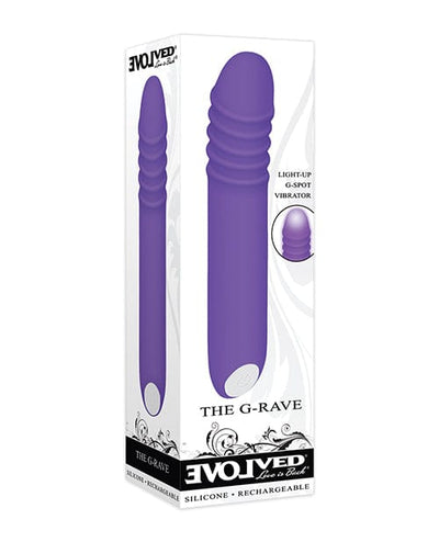Evolved Novelties Evolved The G-rave Light Up Vibrator - Purple Vibrators
