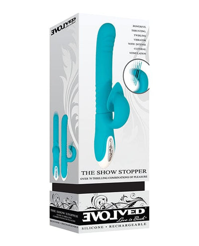 Evolved Novelties Evolved The Show Stopper - Teal Vibrators