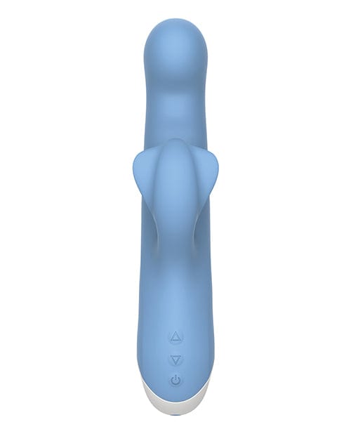 Evolved Novelties Evolved Thump N Thrust Rechargeable Dual Stim - Blue Vibrators