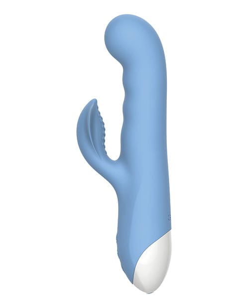Evolved Novelties Evolved Thump N Thrust Rechargeable Dual Stim - Blue Vibrators