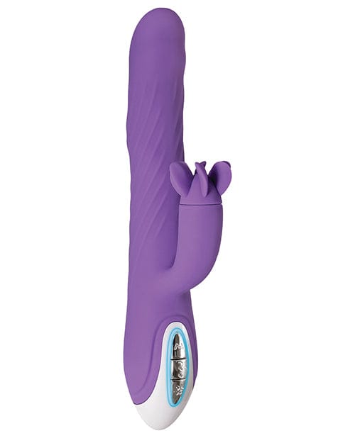 Evolved Novelties Evolved Tilt O Whirl Dual Stim - Purple Vibrators