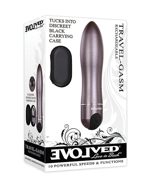 Evolved Novelties Evolved Travel Gasm Bullet - Grey Vibrators