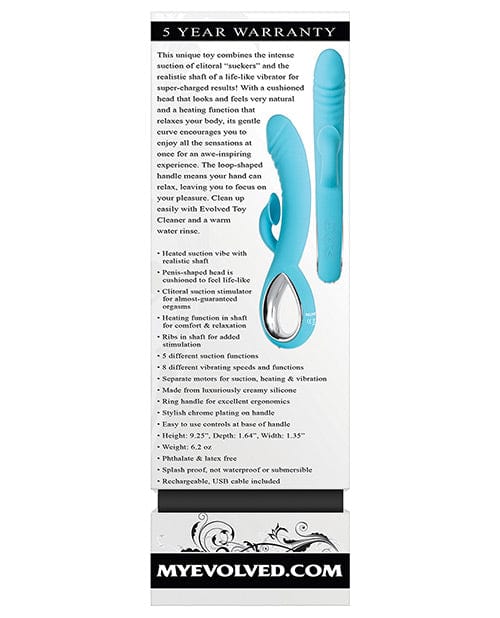 Evolved Novelties Evolved Triple Infinity - Teal Vibrators