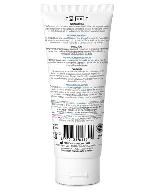 exsens Exsens Of Paris Flavored Waterbased Lubricant Lubes