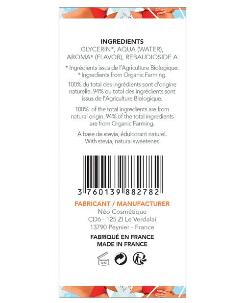 Exsens Of Paris Organic Massage Oil