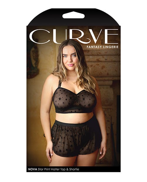 Fantasy Lingerie Curve Nova Star Halter Top &amp; Shorts Lingerie &amp; Costumes