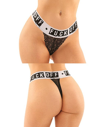 Fantasy Lingerie Vibes Buddy Fuck Off Lace Boy Brief & Lace Thong Lingerie & Costumes