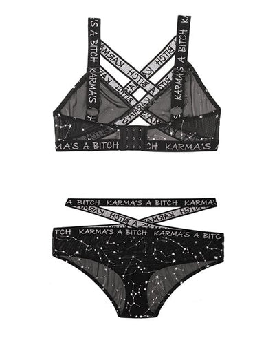 Fantasy Lingerie Vibes Karma's A Bitch Bralette & Cutout Panty Lingerie & Costumes