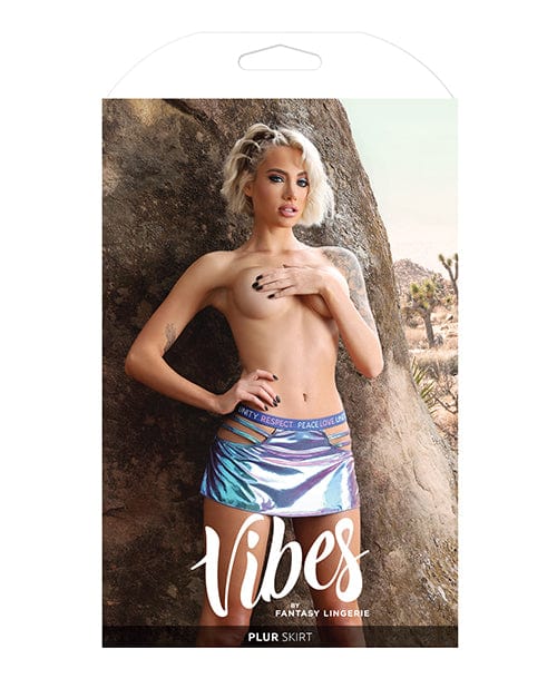 Fantasy Lingerie Vibes Plur Skater Skirt Iridescent Lingerie &amp; Costumes