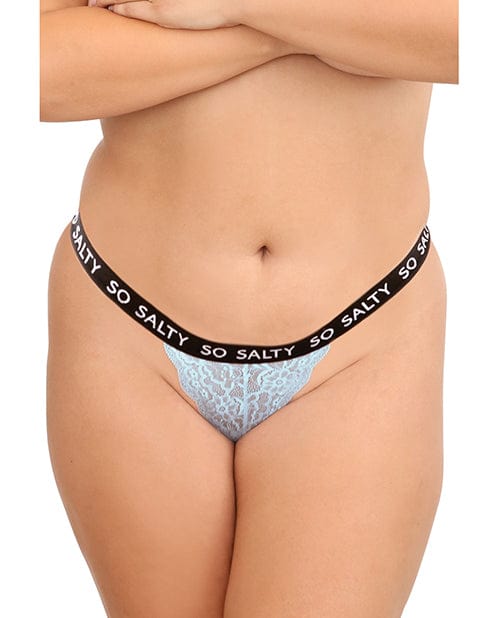 Fantasy Lingerie Vibes Tasty 3 Pack Thongs Assorted Colors Qn Lingerie &amp; Costumes