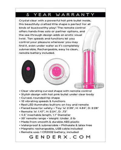 Gender X Gender X Pink Paradise - Clear and Pink Anal Toys