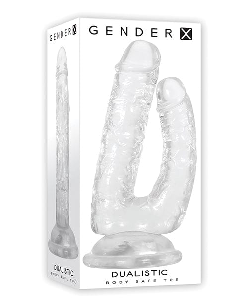 Gender X Gender X Dualistic - Clear Dildos