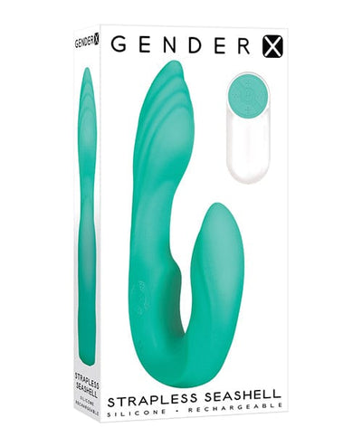Gender X Gender X Strapless Seashell - Teal Dildos