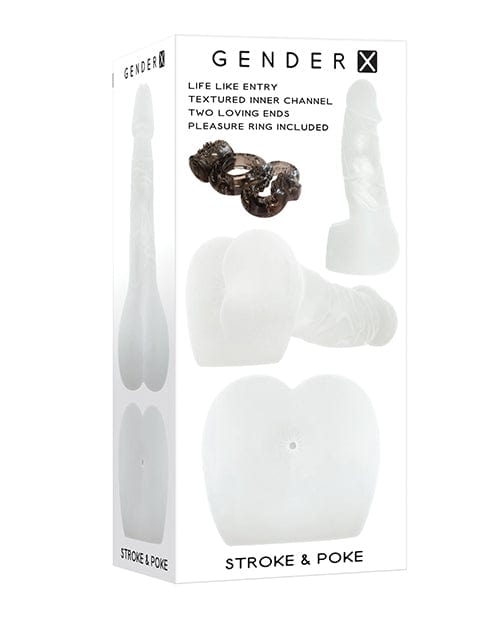 Gender X Gender X Stroke &amp; Poke - Clear Penis Toys