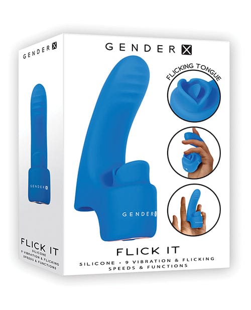 Gender X Gender X Flick It - Blue Vibrators