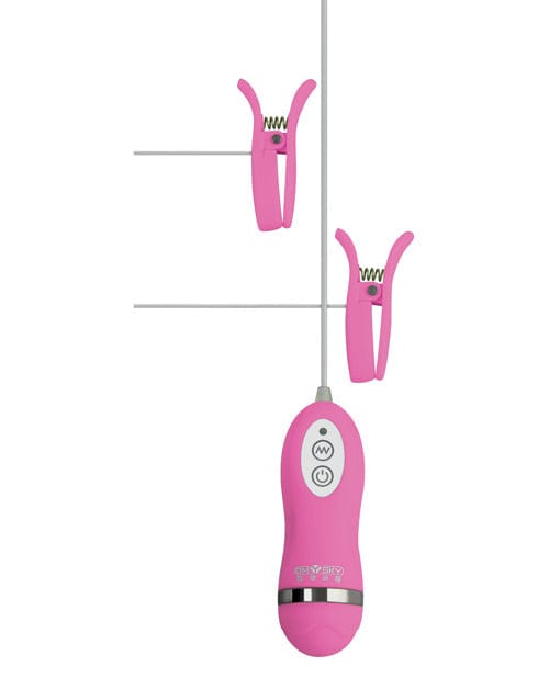 Gigaluv Gigaluv Vibro Clamps - 10 Functions Pink Kink &amp; BDSM
