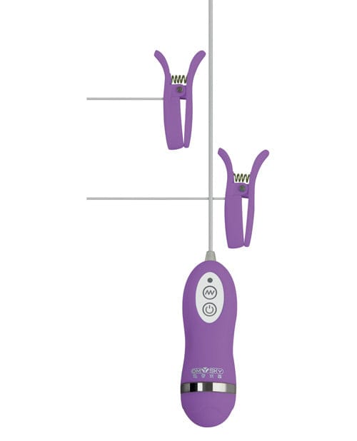Gigaluv Gigaluv Vibro Clamps - 10 Functions Purple Kink & BDSM