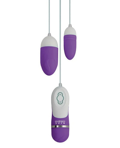 Gigaluv Gigaluv Dual Vibra Bullets Purple Vibrators