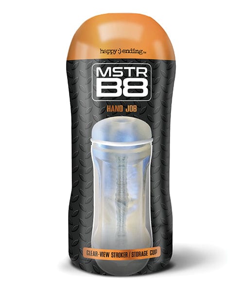 Global Novelties LLC Mstr B8 Clear View Stroker - Clear Penis Toys