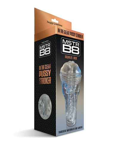 Global Novelties LLC Mstr B8 In The Clear Pussy Stroker - Clear Penis Toys