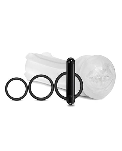 Global Novelties LLC Mstr B8 Lip Service Vibrating Mouth Pack - Kit Of 5 Clear Penis Toys