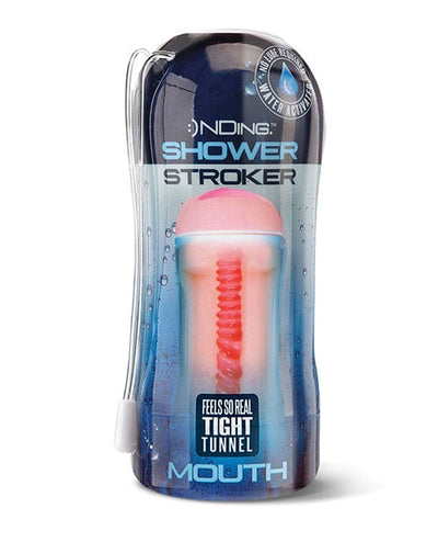 Global Novelties LLC Shower Stroker Mouth - Ivory Penis Toys