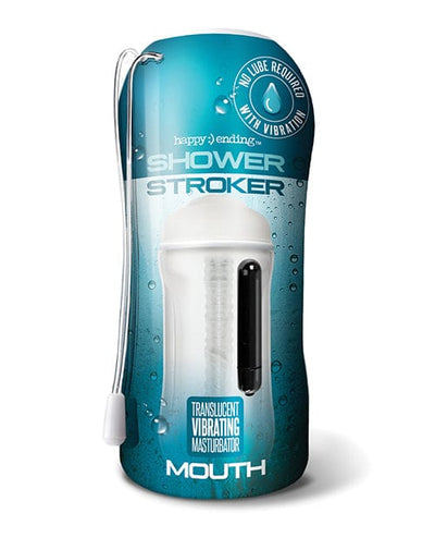 Global Novelties LLC Shower Stroker Vibrating Ass - Clear Penis Toys