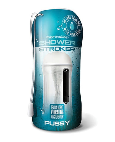 Global Novelties LLC Shower Stroker Vibrating Pussy - Clear Penis Toys