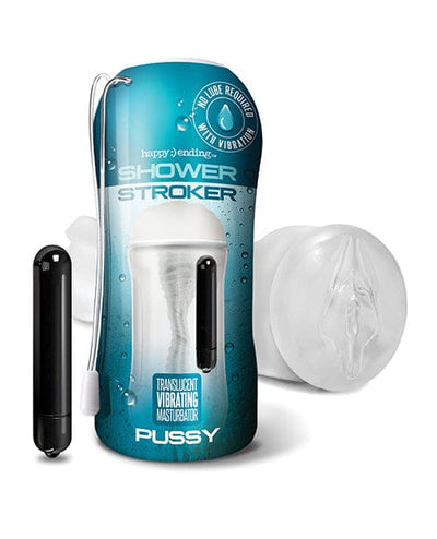 Global Novelties LLC Shower Stroker Vibrating Pussy - Clear Penis Toys