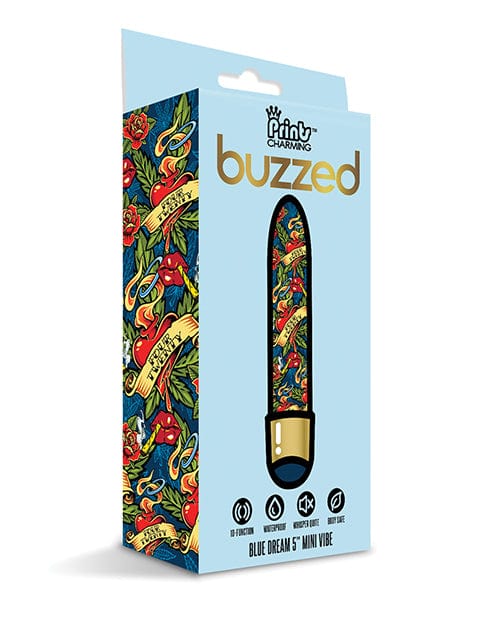 Global Novelties LLC Buzzed 5" Mini Vibe - Blue Dream Vibrators