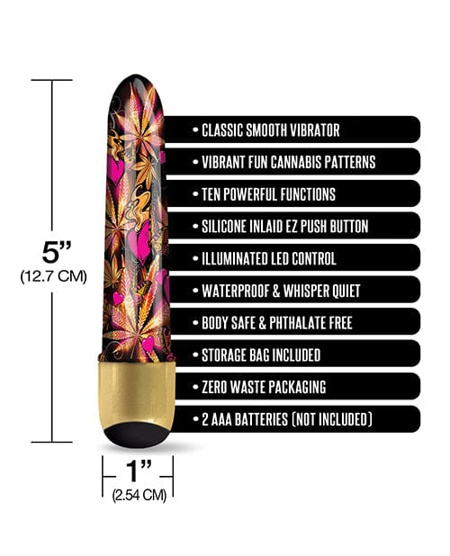 Global Novelties LLC Buzzed 5" Mini Vibe - Pink Kush Vibrators