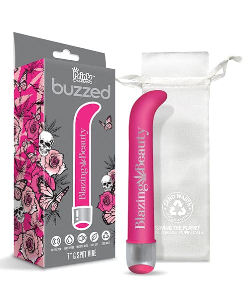 Buzzed 7" G-spot Vibe - Blazing Beauty Pink by Prints Charming | Vibrators | OrchidToys.com 1000108 Buzzed 7" G-spot Vibe - Blazing Beauty Pink by Prints Charming | Vibrators | OrchidToys.com 1000108