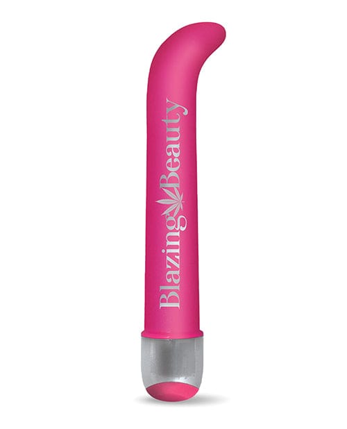 Global Novelties LLC Buzzed 7" G-spot Vibe  - Blazing Beauty Pink Vibrators