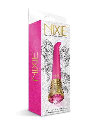 Global Novelties LLC Nixie Mystic Wave Satin G-spot Vibe - 10 Function Pink Tourmaline Vibrators