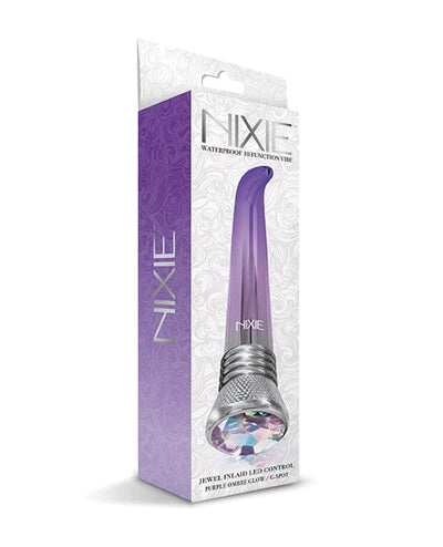 Global Novelties LLC Nixie Waterproof G-spot Vibe  - 10 Function Purple Ombre Glow Vibrators