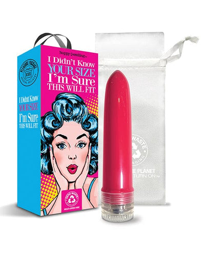 Global Novelties LLC Pleasure Package I Didn't Know Your Size 4" Multi Speed Vibe  - Red Vibrators
