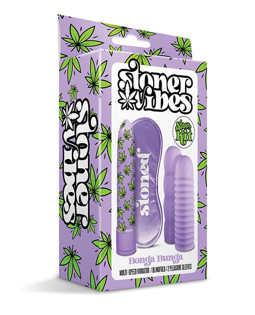 Global Novelties LLC Stoner Vibes Bonga Bunga Stash Kit - Purple Vibrators