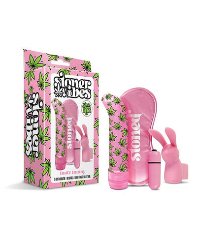 Global Novelties LLC Stoner Vibes Budz Bunny Stash Kit - Pink Vibrators