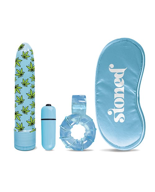Global Novelties LLC Stoner Vibes Kush &amp; Smush Stash Kit - Blue Vibrators