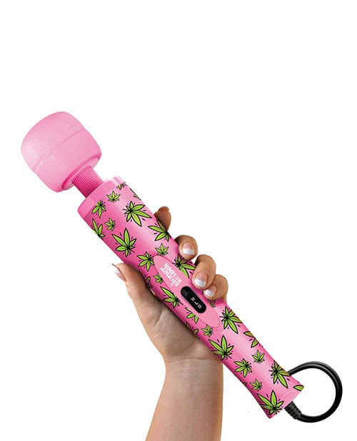 Stoner Vibes Wacky Weed Wand Massager - Pink Kush by Prints Charming |  Vibrators