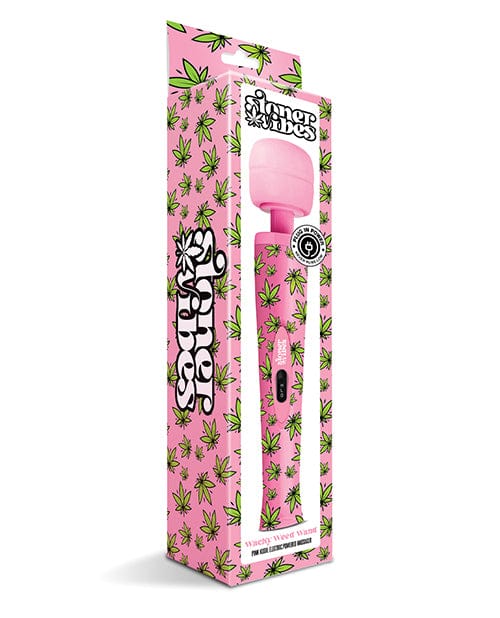 Global Novelties LLC Stoner Vibes Wacky Weed Wand Massager - Pink Kush Vibrators