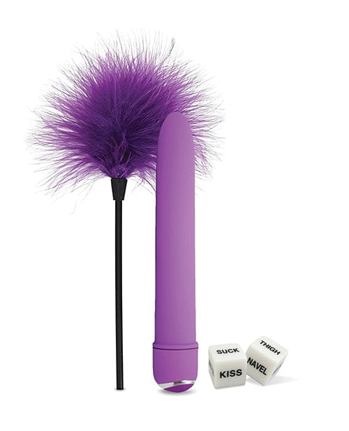 Global Novelties LLC The Daily Vibe Clothing Is Optional Kit - Purple Vibrators