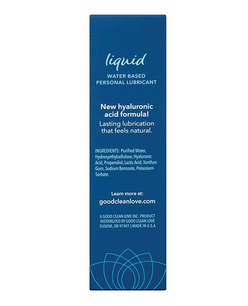Good Clean Love Good Clean Love Liquid Lubricant Lubes