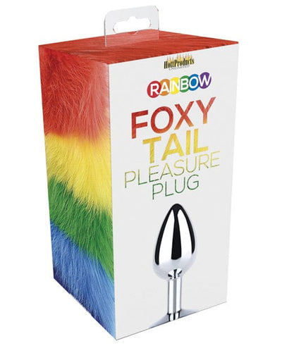 Hott Products Rainbow Foxy Tail Butt Plug Anal Toys